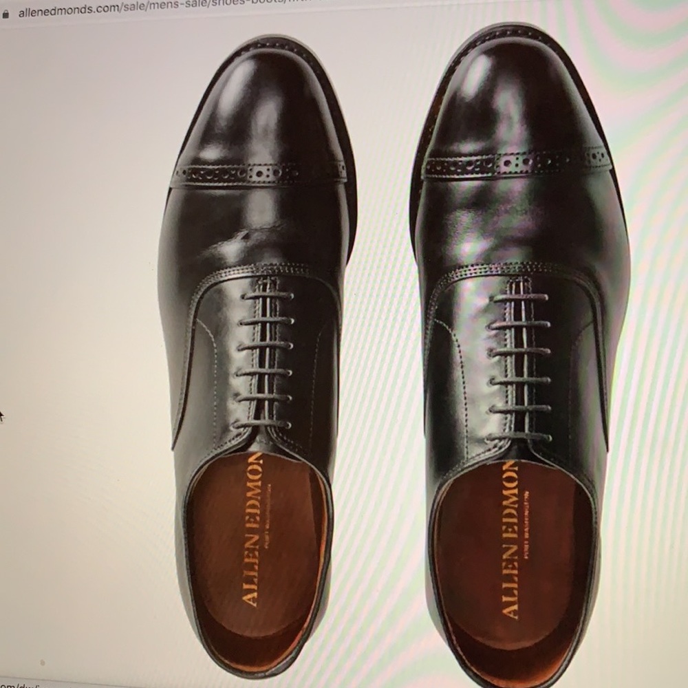 Allen Edmonds Men’s Fifth Avenue Cap-Toe Oxfords
